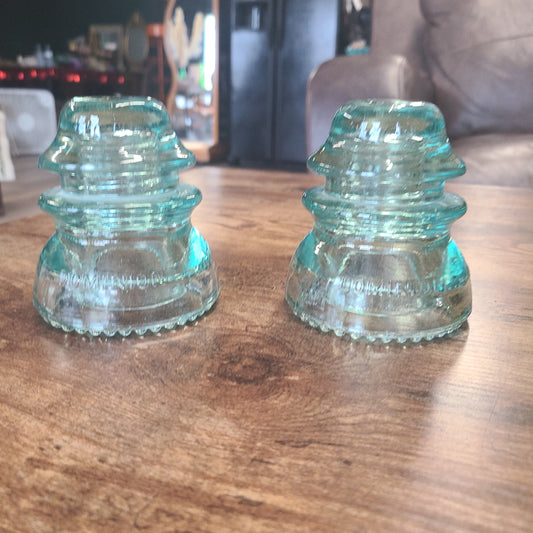 Vintage Dominion Glass Insulators - Classic & Kitsch