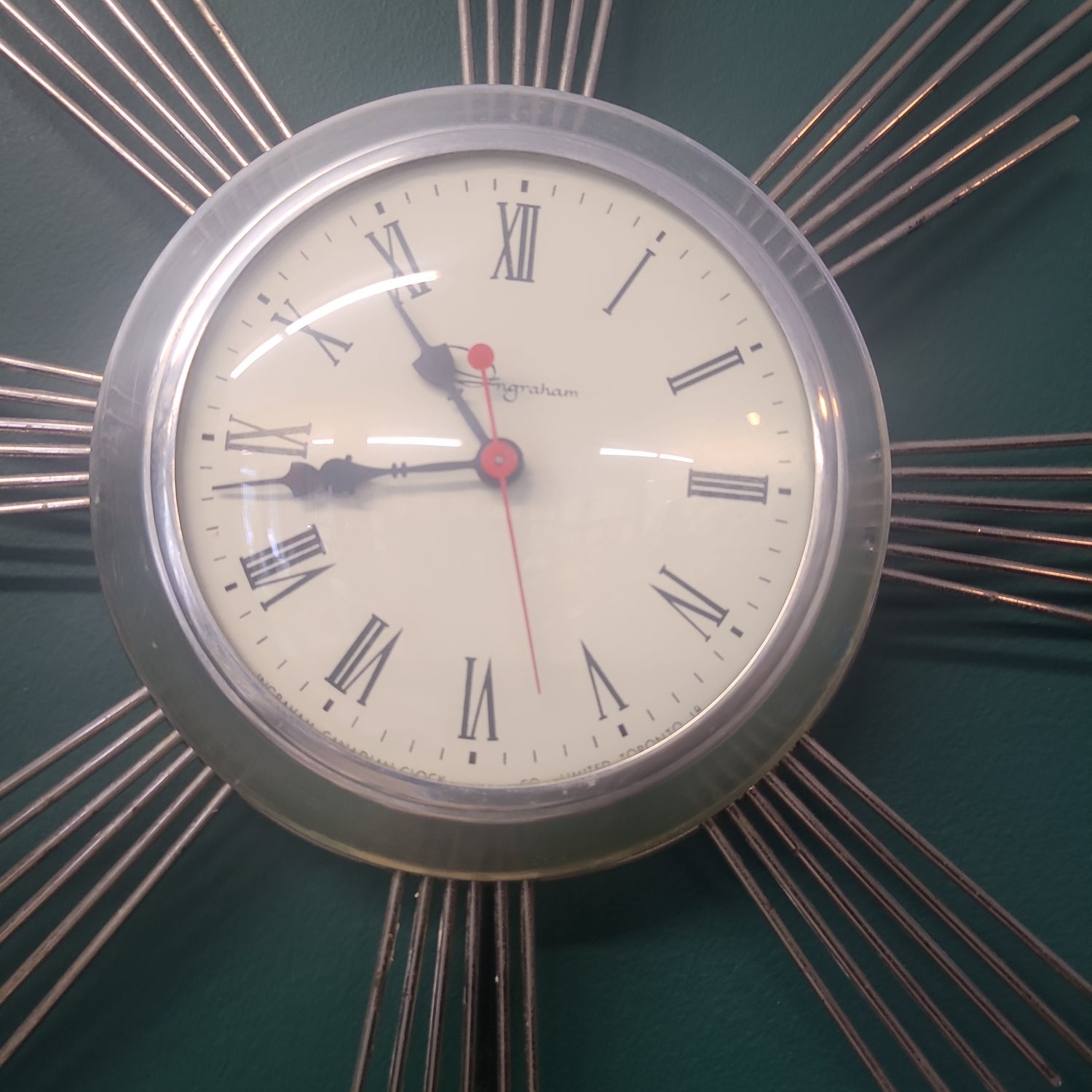 Ingraham Starburst clock - Classic & Kitsch