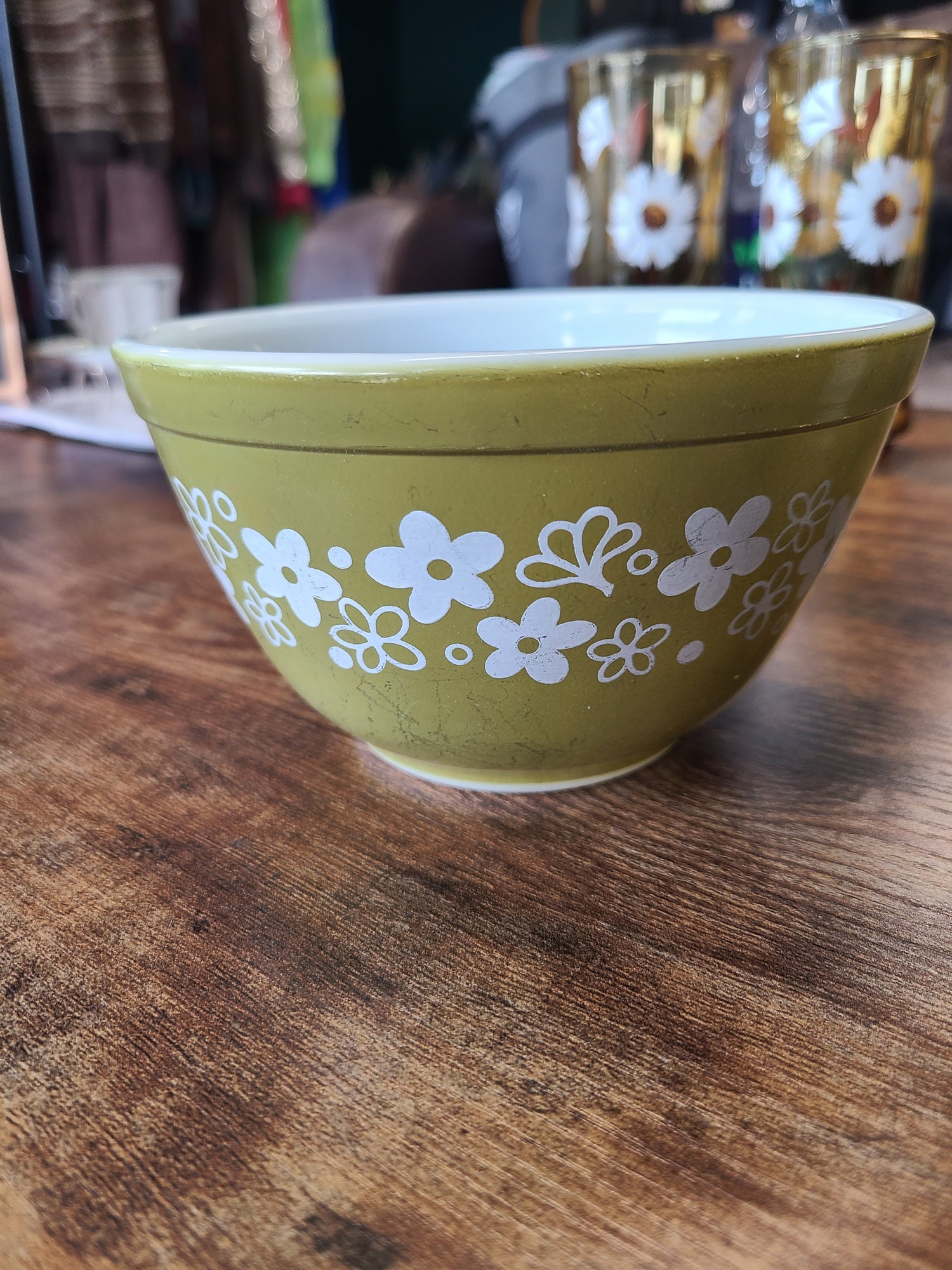 Pyrex 401 olive green - Classic & Kitsch