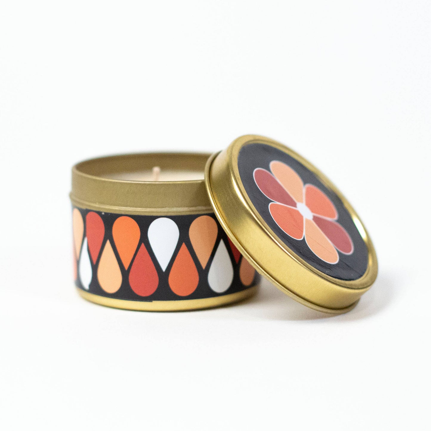 Teardrop Floral Travel Candle - Classic & Kitsch