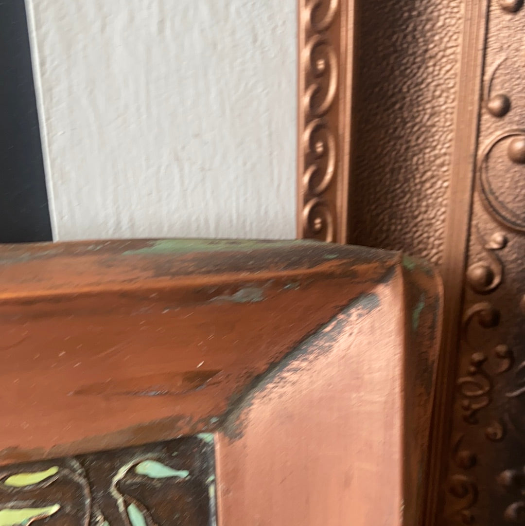 Vintage Hammered Copper Art - Classic & Kitsch